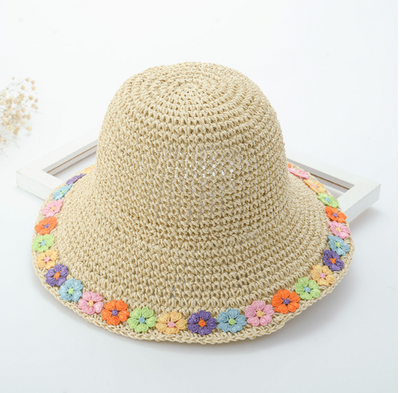 Sombrero Plegable con Flores para el Sol - Gorro Pescador Transpirable Playa - Image 6