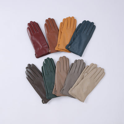 Guantes Térmicos de Cuero con Forro Polar para Mujer - Image 16