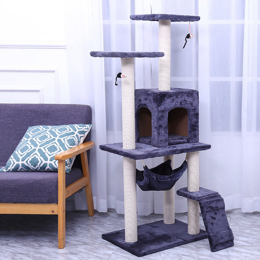 Árbol Rascador Multicapa para Gatos con Plataformas de Juego - Image 14
