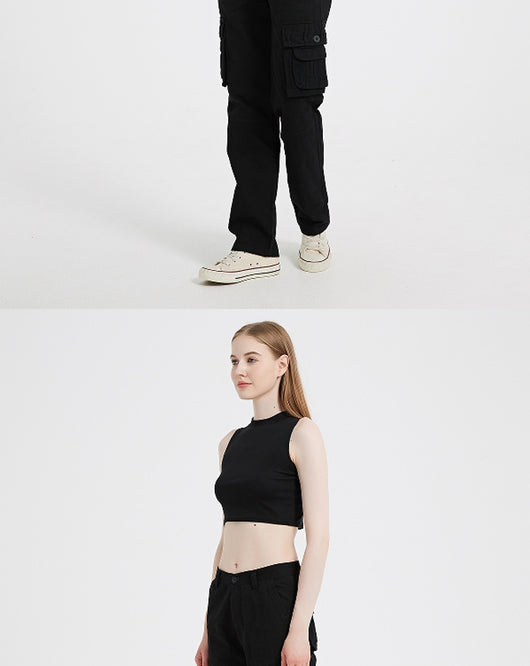 Pantalones Deportivos Talla Grande con Múltiples Bolsillos para Mujer - Image 17