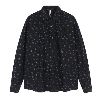 Camisa Floral Suelta Estampada Unisex - Image 20