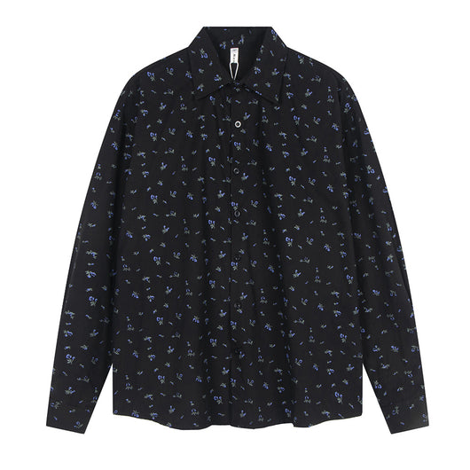 Camisa Floral Suelta Estampada Unisex - Image 20
