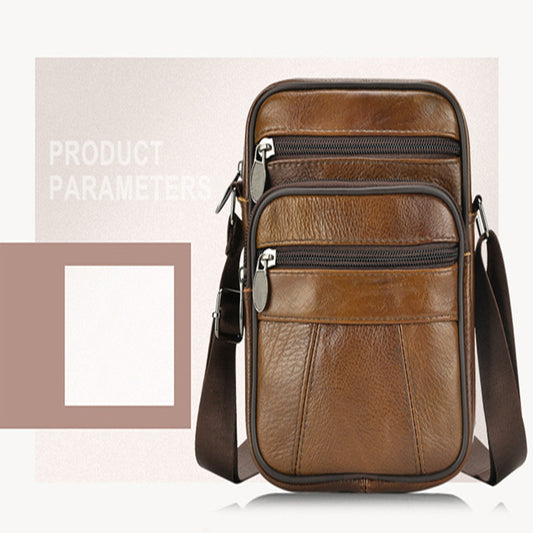 Bolso de Cuero Genuino para Negocios y Aventura al Aire Libre - Image 2