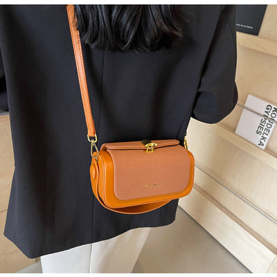Bolso Mensajero Minimalista de Cuero para Mujer - Image 38