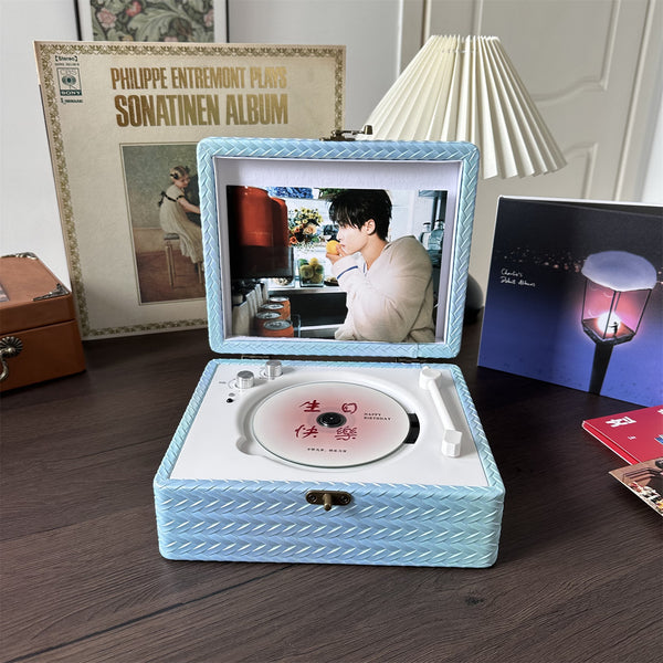 Reproductor CD Retro con Bluetooth y Parlante Integrado