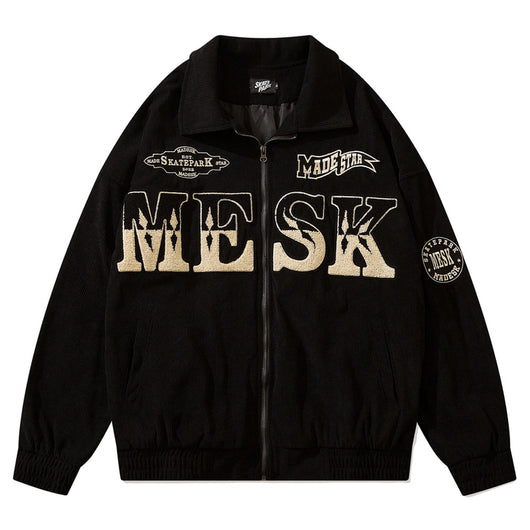 Cardigan Deportivo con Letras Bordadas - Estilo Americano - Image 12