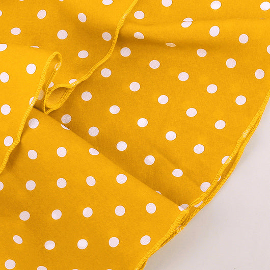 Vestido Infantil Estilo Vaquero con Lunares para Niñas - Image 11