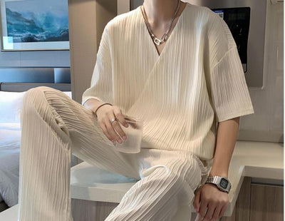 Traje Británico de Dos Piezas con Camisa de Cuello Diseñado - Image 36