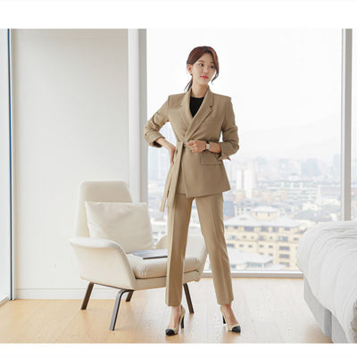 Traje Ejecutivo para Mujer con Cintura Ajustable
