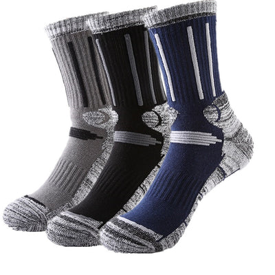 Calcetines Deportivos de Algodón Grueso para Correr y Baloncesto - Secado Rápido y Desodorantes - Image 2