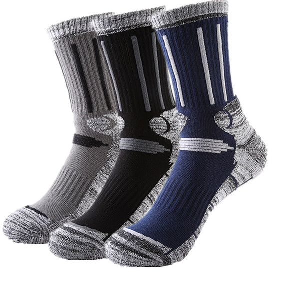 Calcetines Deportivos de Algodón Grueso para Correr y Baloncesto - Secado Rápido y Desodorantes