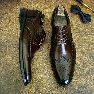 Zapatos de Cuero Genuino Estilo Brogue para Negocios y Eventos Formales - Image 4