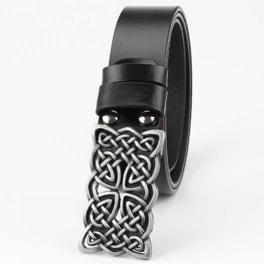Cinturón Vintage de Cuero Genuino - Estilo Versátil para Jóvenes - Image 9