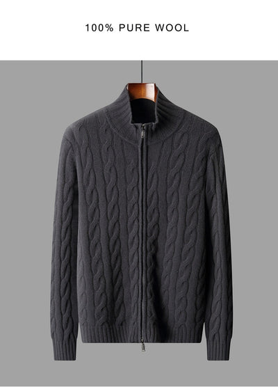 Abrigo de Punto con Cierre Innovador para Hombre - Image 11