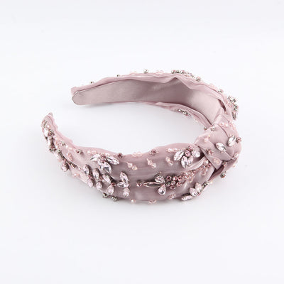 Diadema de Seda con Diamantes Incrustados - Image 8