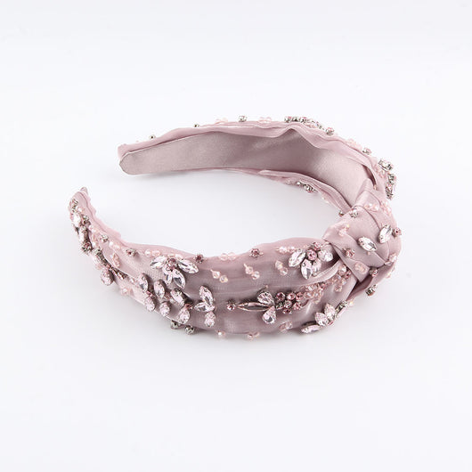 Diadema de Seda con Diamantes Incrustados - Image 8