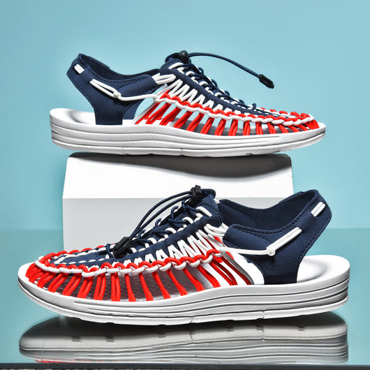 Sandalias Tejidas de Hombre Estilo Romano - Image 6