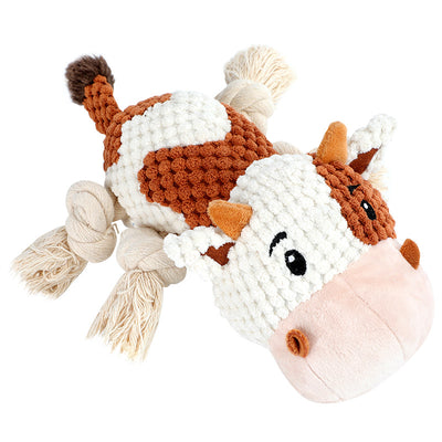 Juguete para Perros de Peluche Chirriante - Juguete Masticable Duradero para Perros Pequeños, Medianos y Grandes - Image 2