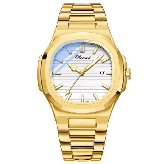 Reloj de Pareja Chenxi Acero Inoxidable Luminoso Resistente al Agua - Image 25