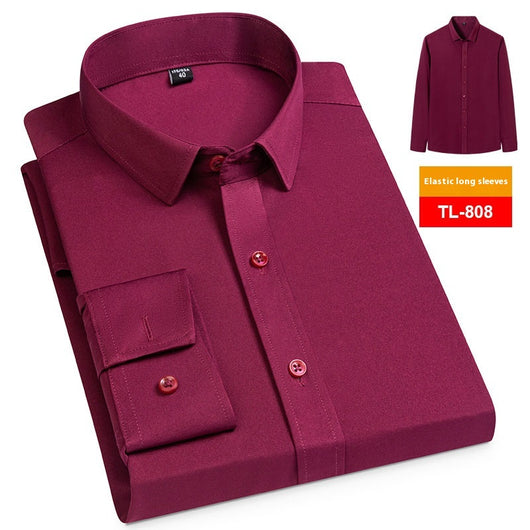 Camisa Casual Ejecutiva Manga Larga Stretch Sin Bolsillos - Image 12
