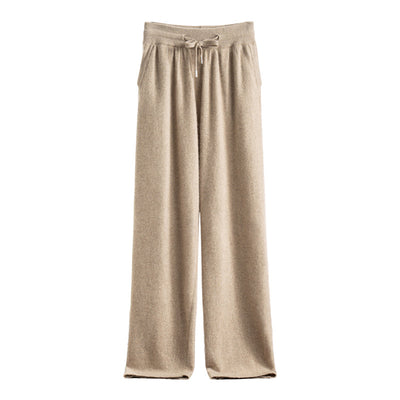 Pantalón de Vestir Elástico Cintura Alta Holgado Pierna Recta - Image 5