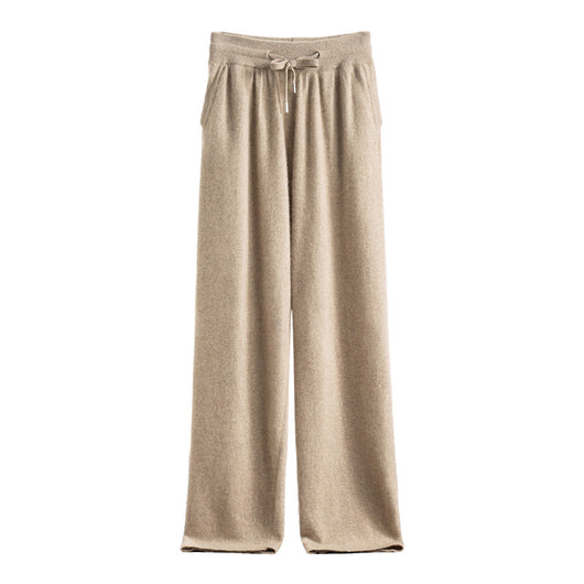 Pantalón de Vestir Elástico Cintura Alta Holgado Pierna Recta - Image 5