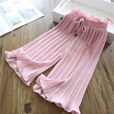 Pantalones Capri Anchos Casuales con Protección Antimosquitos para Niñas - Image 5