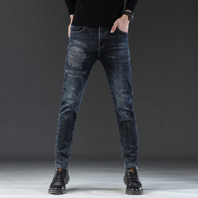 Pantalones Casuales Slim Fit con Tela Elástica para Hombre - Image 4