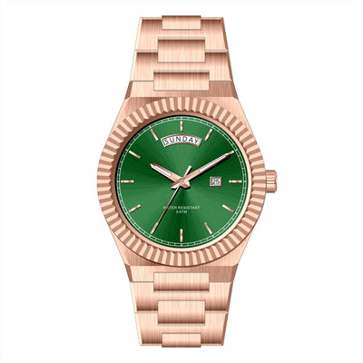 Reloj Ejecutivo de Acero Inoxidable con Correa de Cuero - Resistente al Agua - Image 15
