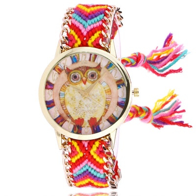 Reloj Pulsera Étnico Tejido para Mujer - Image 3