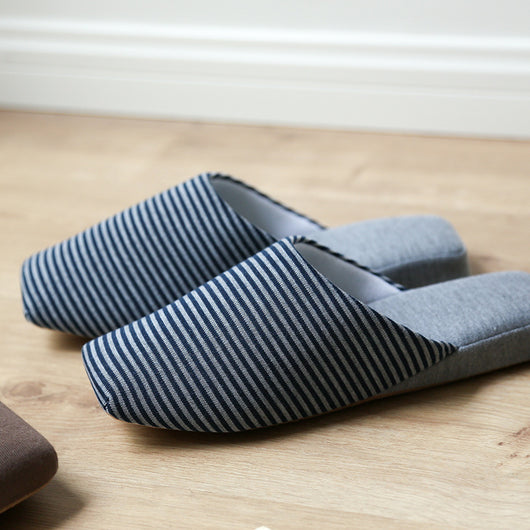 Pantuflas Cómodas a Rayas para Hombre y Mujer - Image 13