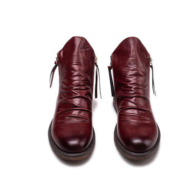 Botas de Cuero Altas para Hombre - Estilo para Todas las Estaciones - Image 10
