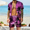 Traje Casual Corto Estampado Digital para Hombre