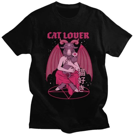 Camiseta Manga Corta Cool Baphomet para Hombre