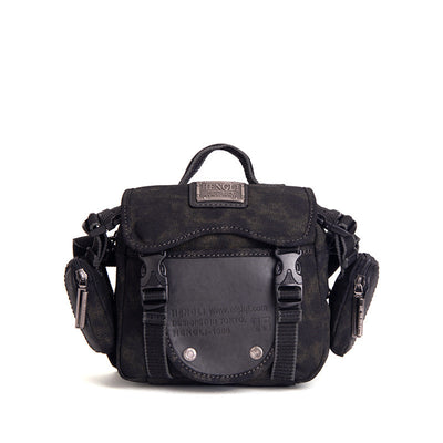 Bolsa Bandolera de Lona para Hombre - Maletín Retro Casual Crossbody - Image 11