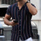 Camisa de Cuello Solapa con Estampado Digital para Hombre