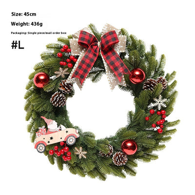 Árbol de Navidad Invertido con Guirnalda de Ratán y Adorno Cuerno - Image 7