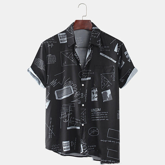 Camisa Cardigan Hawaiana de Algodón y Lino para Hombre - Image 2