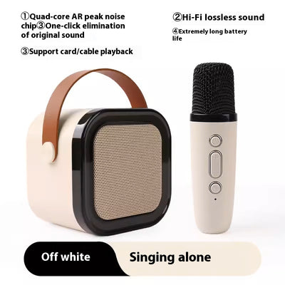 Micrófono Inalámbrico Bluetooth para Karaoke Familiar - Sistema Todo en Uno - Image 8