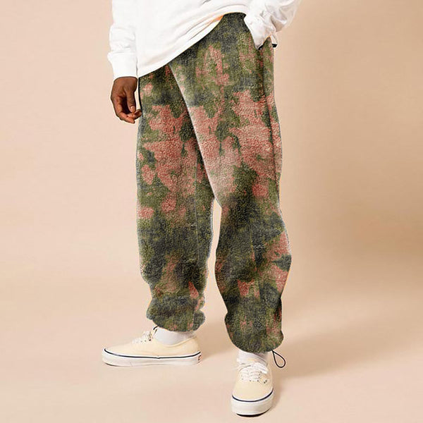 Pantalones Sueltos Estampados Cintura Media para Hombre - Colección Otoño