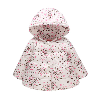 Chaqueta Acolchada para Niñas con Capucha y Diseño Estampado - Image 26