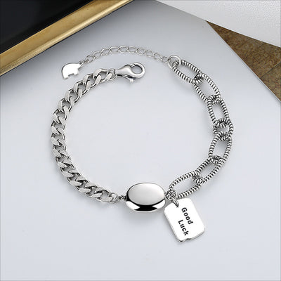 Pulsera Tejida de Temperamento - Joyería Versátil y Elegante - Image 4