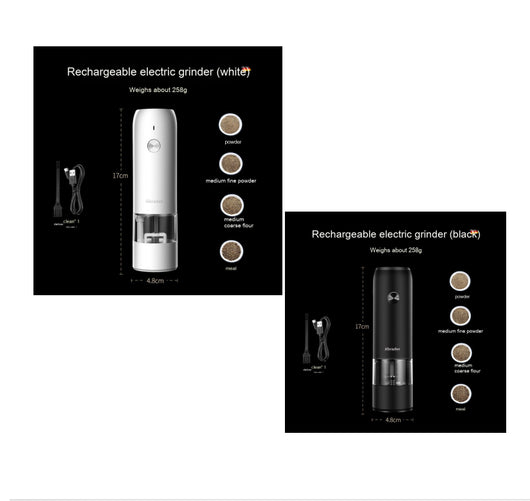 Molinillo Eléctrico Recargable de Sal y Pimienta con Luz LED y Ajuste de Grosor - Image 8