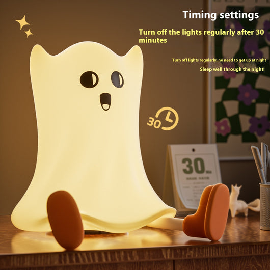Lámpara Fantasma de Silicona Táctil - Luz Nocturna Suave y Decorativa - Image 7