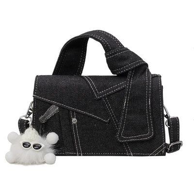 Bolso Bandolera de Denim Premium para Mujer - Estilo Versátil y Elegante - Image 6