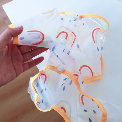 Poncho Impermeable Arcoíris Transparente para Mascotas - Image 10