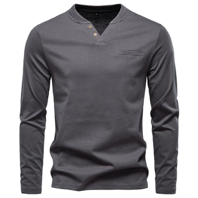 Camiseta Base Layer Cuello V Slim Fit para Hombre - Image 18