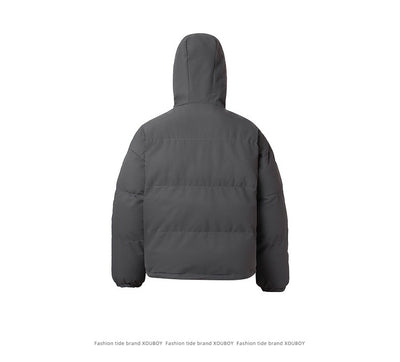 Chamarra Hoodie de Algodón Liso Estilo Americano - Image 21