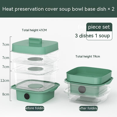 Cubierta Apilable para Alimentos con Aislamiento Térmico - Image 15