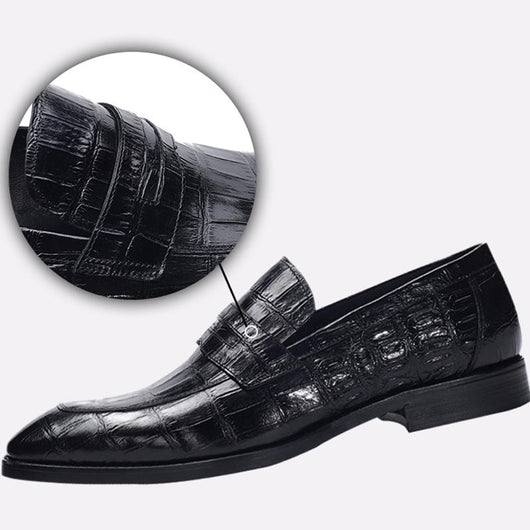Zapatos de Cuero Genuino Business Set Foot para Hombre - Image 5